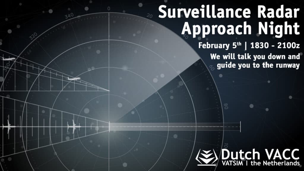 Surveillance Radar Approach Night Timelapse